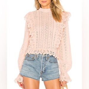 Tularosa El Segundo Top in Rose Pink